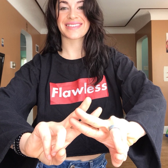 STREETWEAR SOCIETY graphic FLAWLESS crop top - Picture 3 of 6